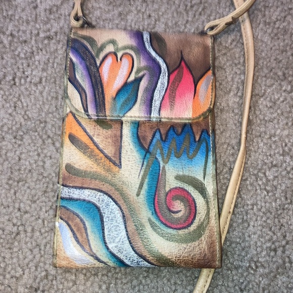 Sam Sam genuine leather abstract crossbody - Picture 2 of 7